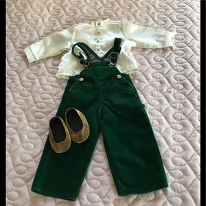 American girl doll velveteen holiday bibs